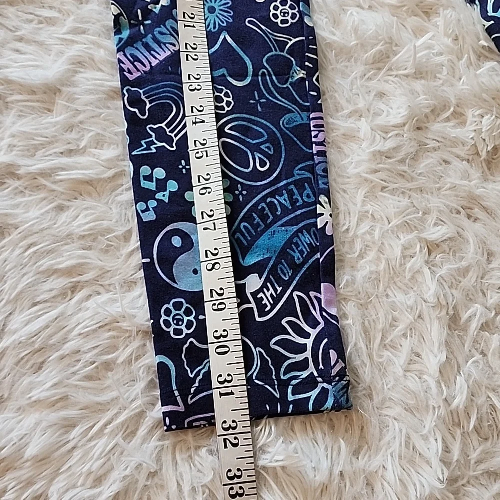 Justice Full Length Brand New  Kids' Multicolor Graphic Leggings